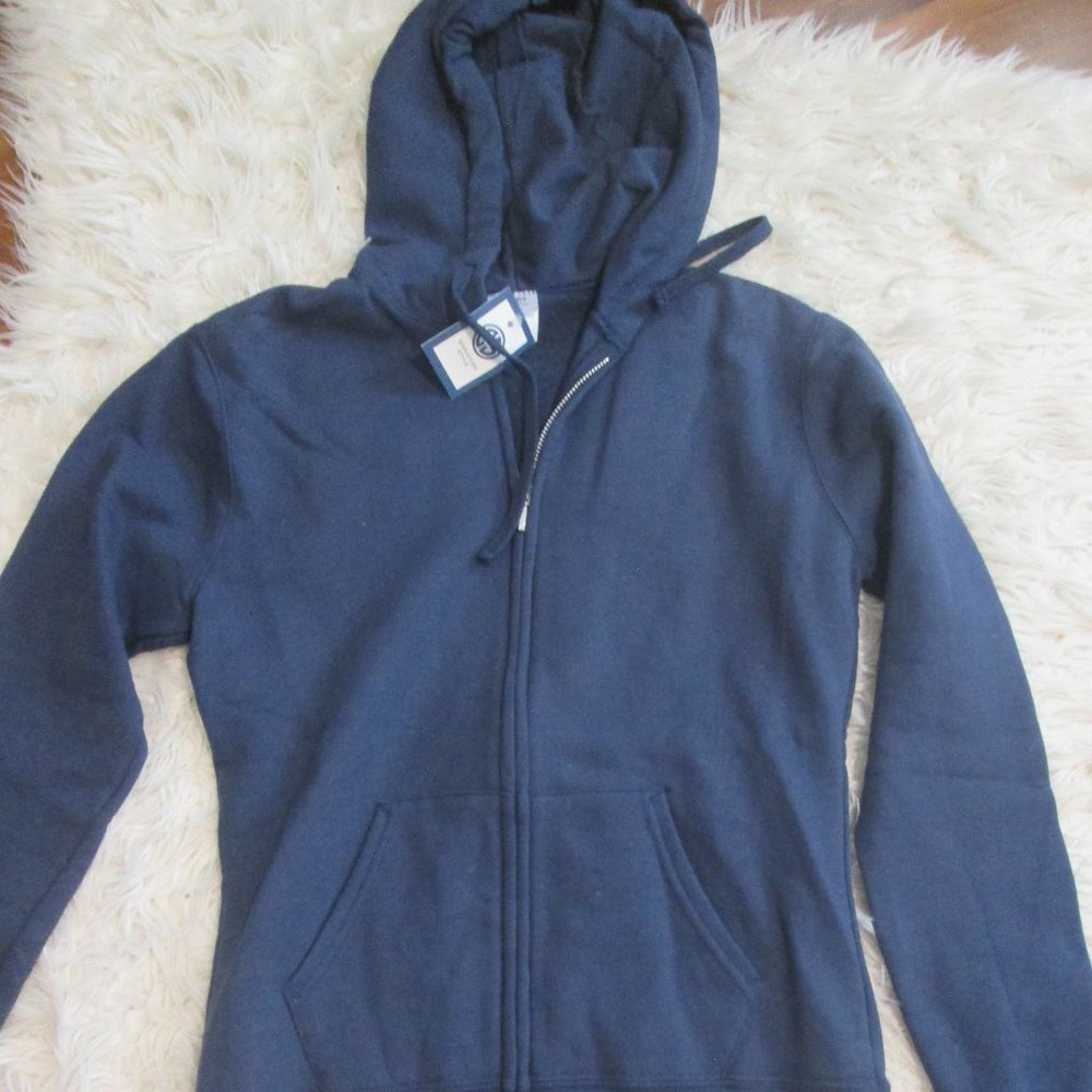 Port & Company Classic Hoodie Blue Size S/CH/P NWT